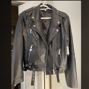 Brunette The Label Vegan Leather Jacket